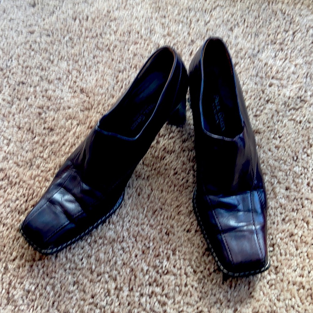 Paul Green chocolate leather shoe boot.